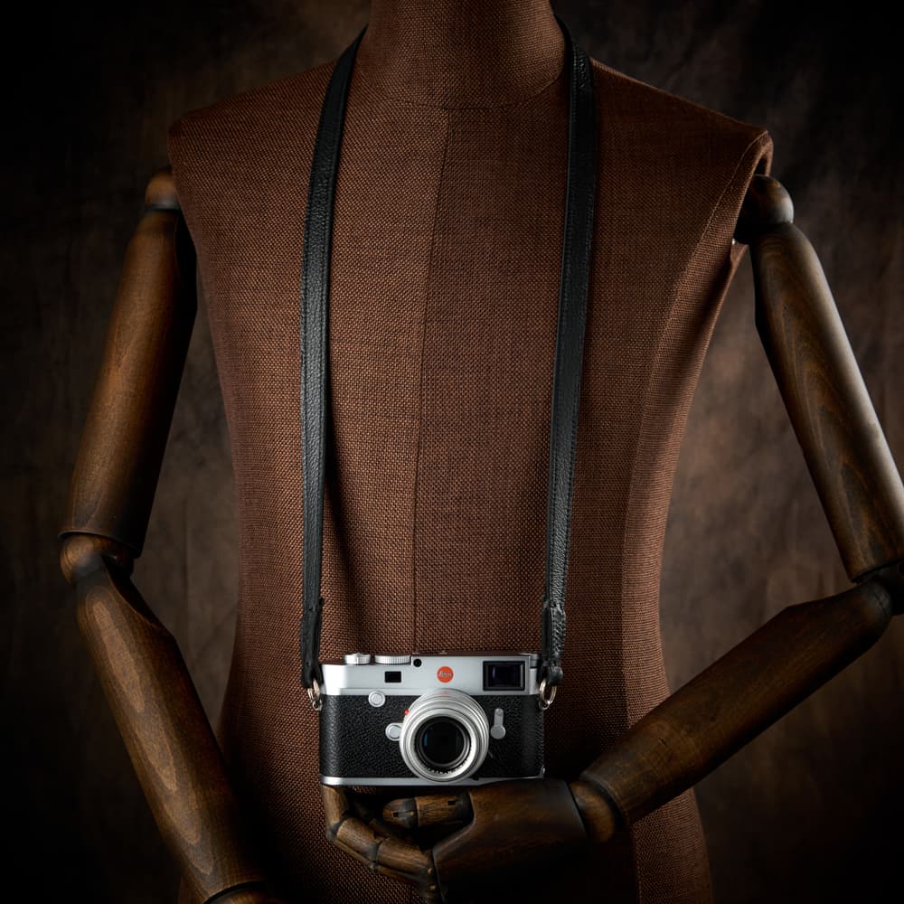 Havana Black Leather - Small Camera Bag - Rock n Roll
