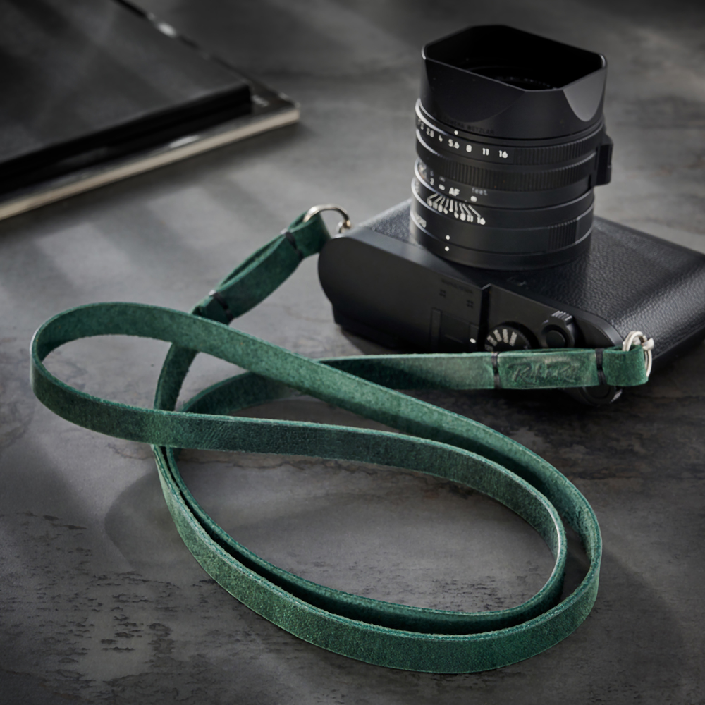 Classic Slim Emerald Leica M Strap