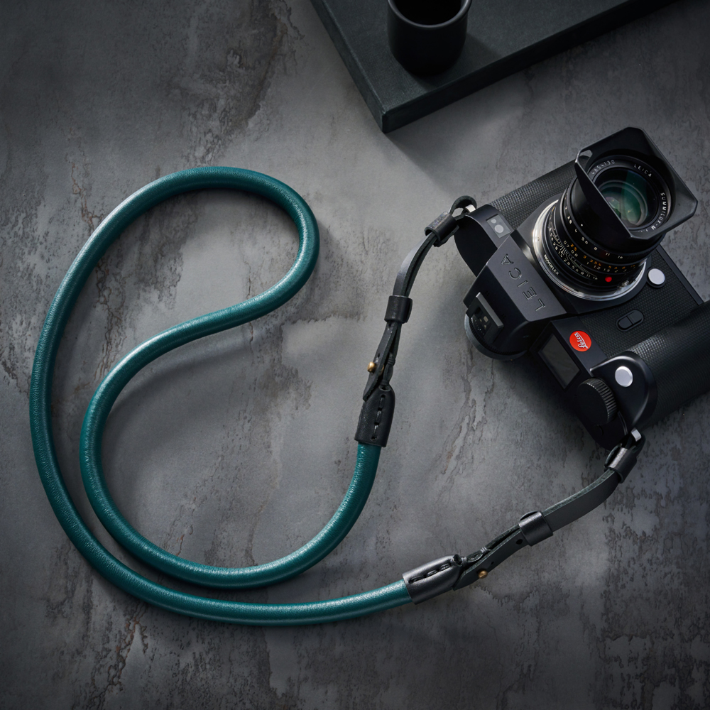 Leica SL Emerald lash Napa strap